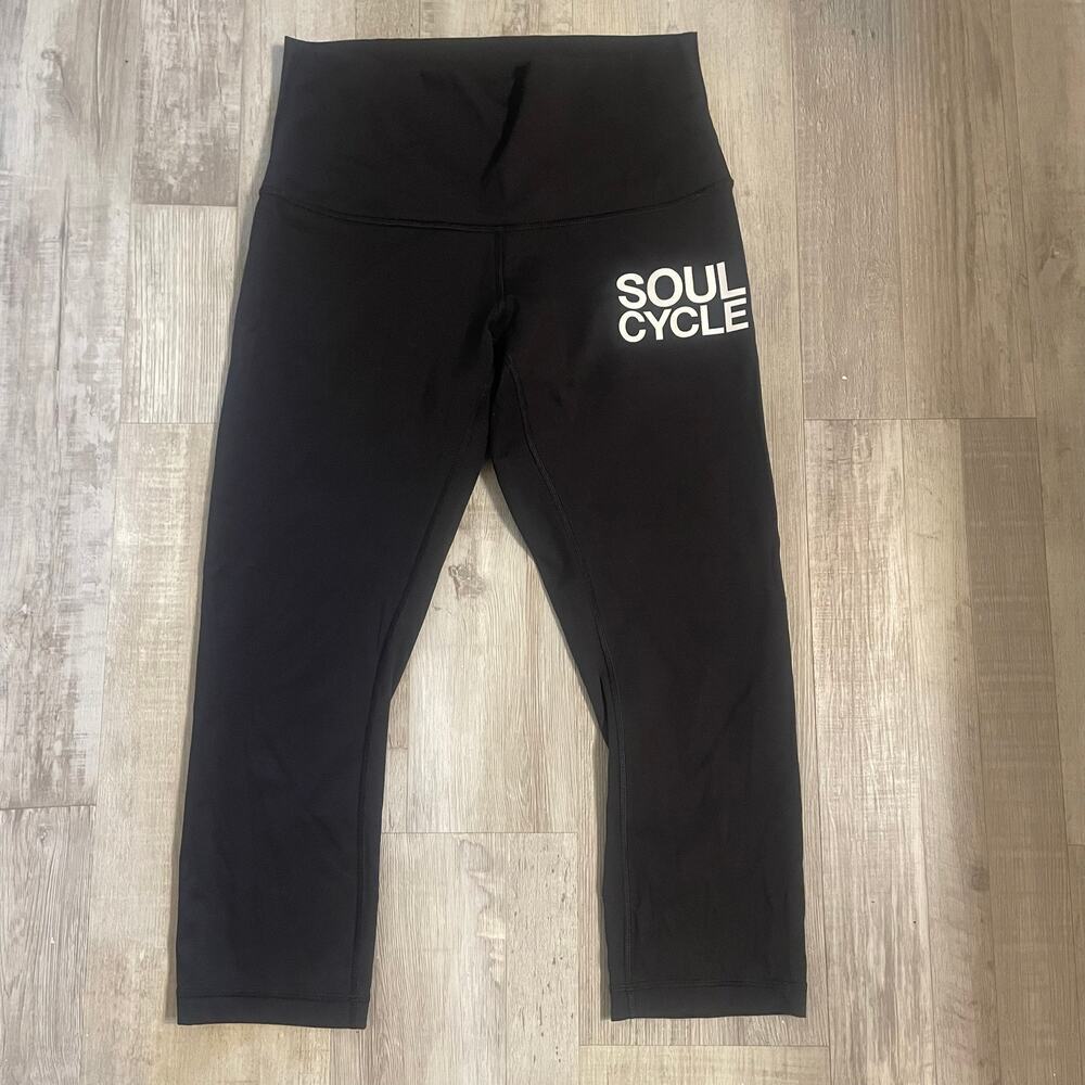 Lululemon SoulCycle Wunder Under Crop Leggings size 10 - Picture 11 of 12